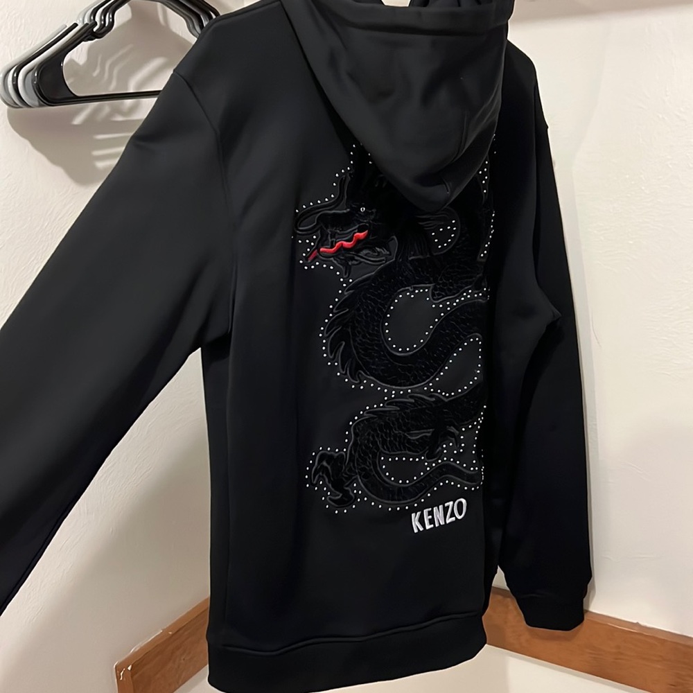 L kenzo zip up embellished jacket